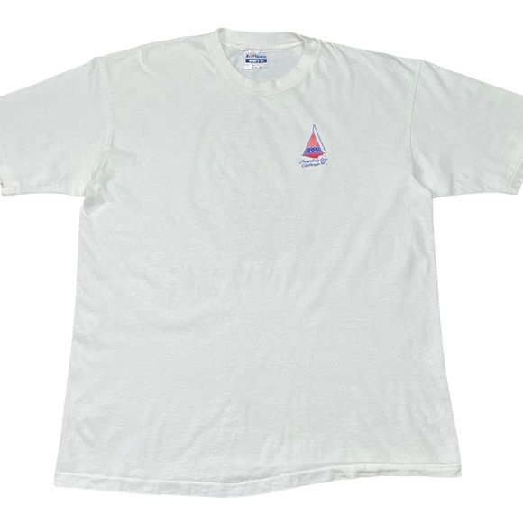 Vintage SAILING Tshirt 1987 America’s Cup Challenge Sail Boat Tee sz XL - Picture 1 of 5